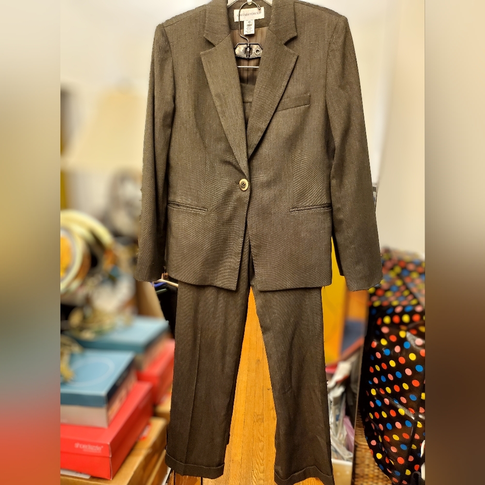 Jones New York Women's Brown Suit